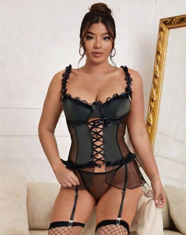 Kadın Siyah Lame Deri Fantezi Kostüm Elbise Seksi Gece Fantezi Kostüm 9002 - görsel 1