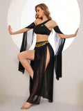 Kadın Fantazi Siyah Özel Tasarım Harem Kostüm 2272 - görsel 1