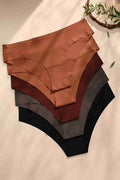Merry See 5 li Set İz Yapmaz Likralı Dikişsiz Lazer Kesim Bikini Slip Külot Çok Renkli - görsel 1