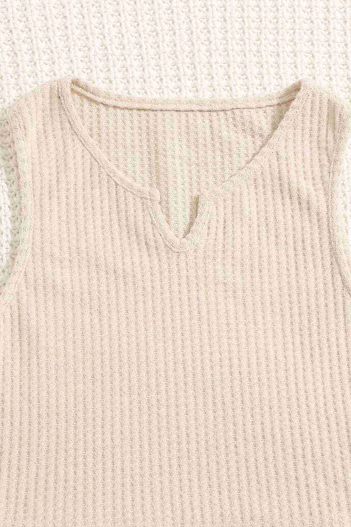 Merry See Altı Peluş Polar Üstü Örme Kolsuz Pijama Takımı Çok Renkli - görsel 7