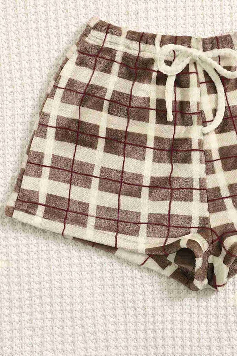 Merry See Altı Peluş Polar Üstü Örme Kolsuz Pijama Takımı Çok Renkli - görsel 8