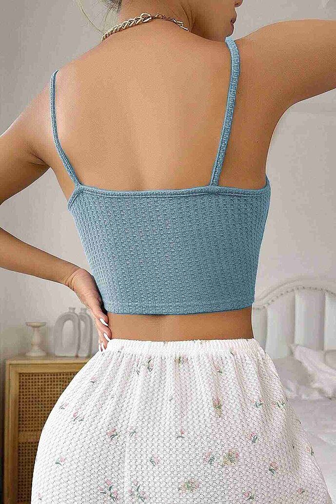 Merry See Askılı Şortlu Pijama Takımı Çok Renkli - görsel 2