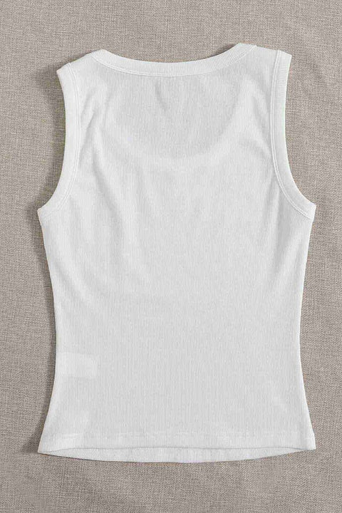 Merry See Düz Renk Kadın Kolsuz Bluz Crop Top Beyaz - görsel 6