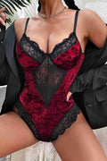 Merry See Kadife Body Gecelik Babydoll Çok Renkli - görsel 1