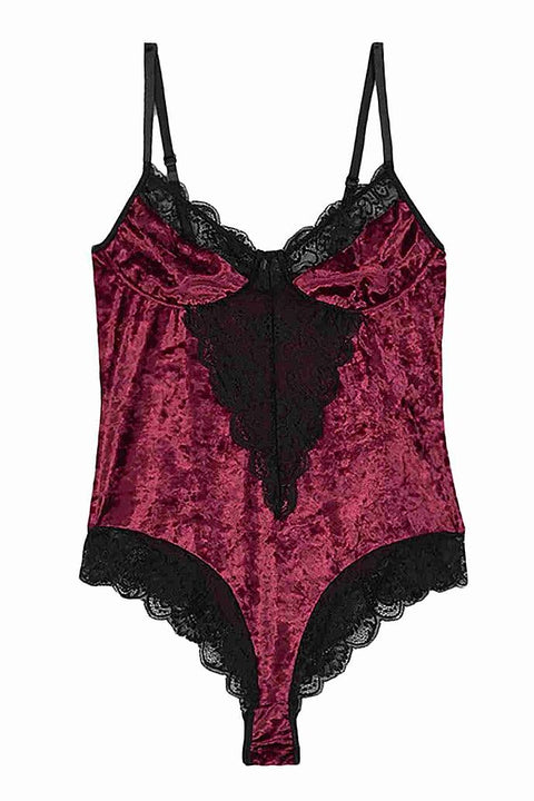 Merry See Kadife Body Gecelik Babydoll Çok Renkli - görsel 6
