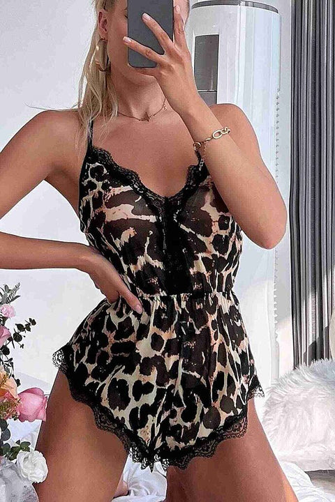 Merry See Leopar Tulum Gecelik Pijama Çok Renkli - görsel 4