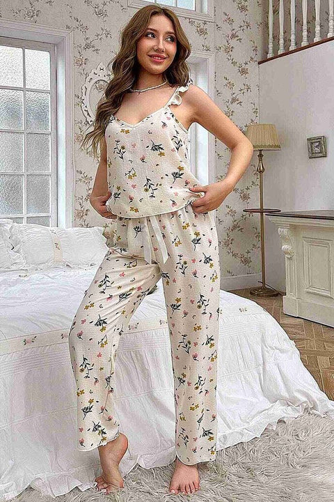 Merry See Özel Örme Kumaş Askılı Pijama Takımı Çok Renkli - görsel 3