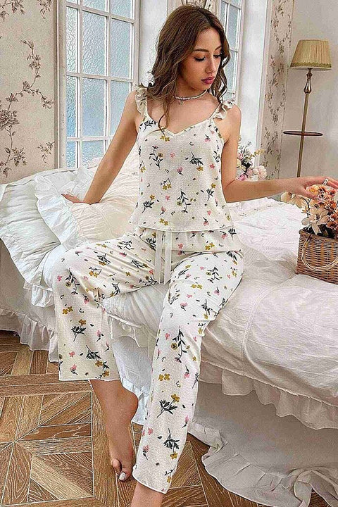 Merry See Özel Örme Kumaş Askılı Pijama Takımı Çok Renkli - görsel 6