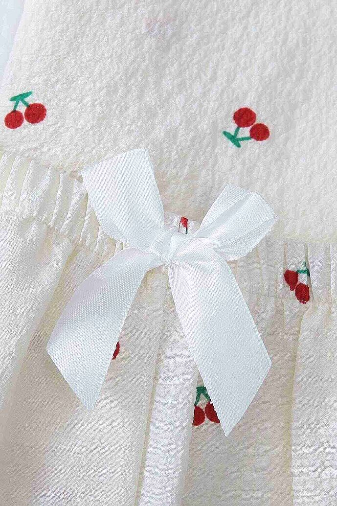 Merry See Özel Örme Kumaş Baskılı Kısa Kollu Şortlu Pijama Takımı Çok Renkli - görsel 4