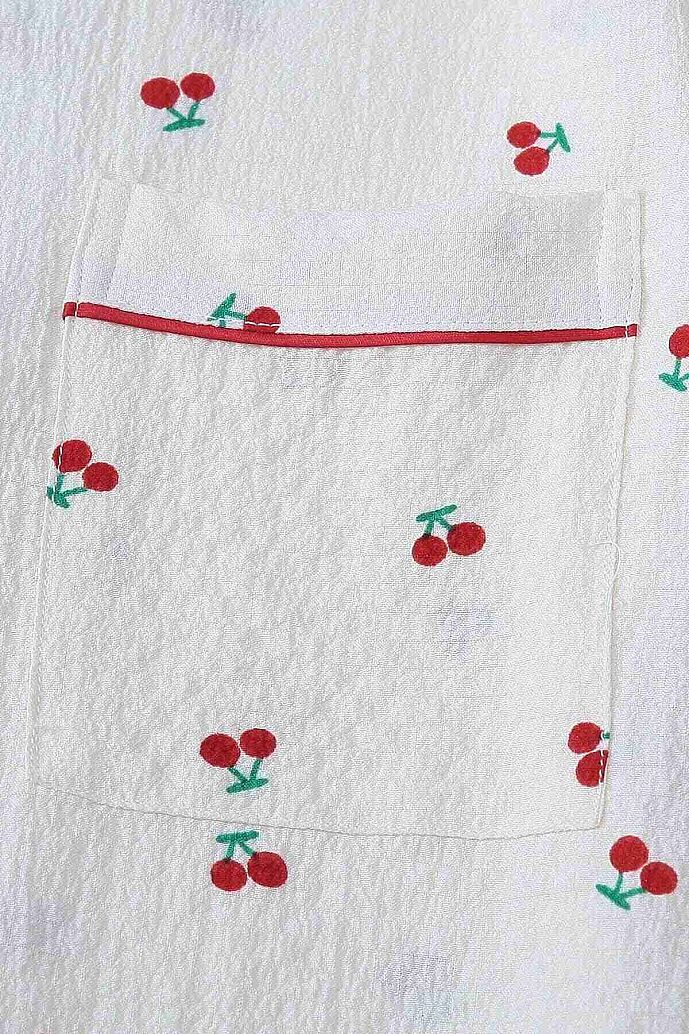 Merry See Özel Örme Kumaş Baskılı Kısa Kollu Şortlu Pijama Takımı Çok Renkli - görsel 5